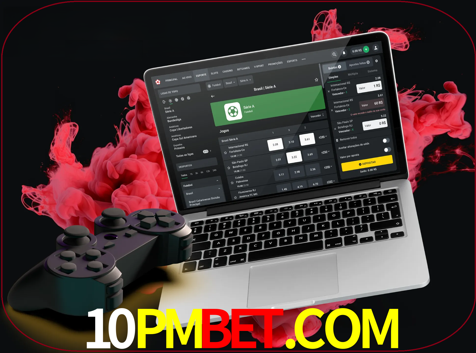 Visite a secção especial de jogos de vídeo em 10pmbet para descobrir em que jogos pode apostar e ganhar muito dinheiro.