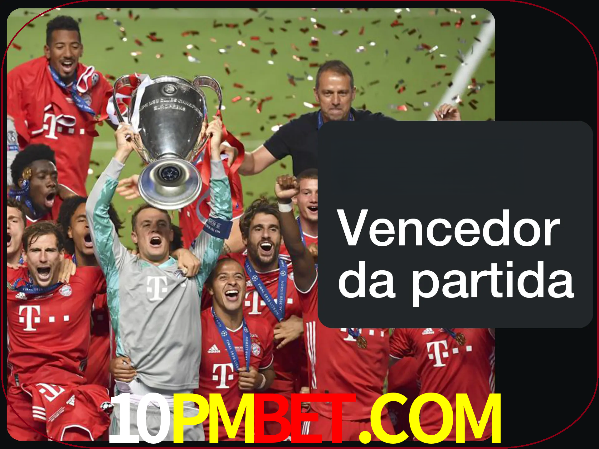 Aposte no vencedor e ganhe uma grande quantia de dinheiro.