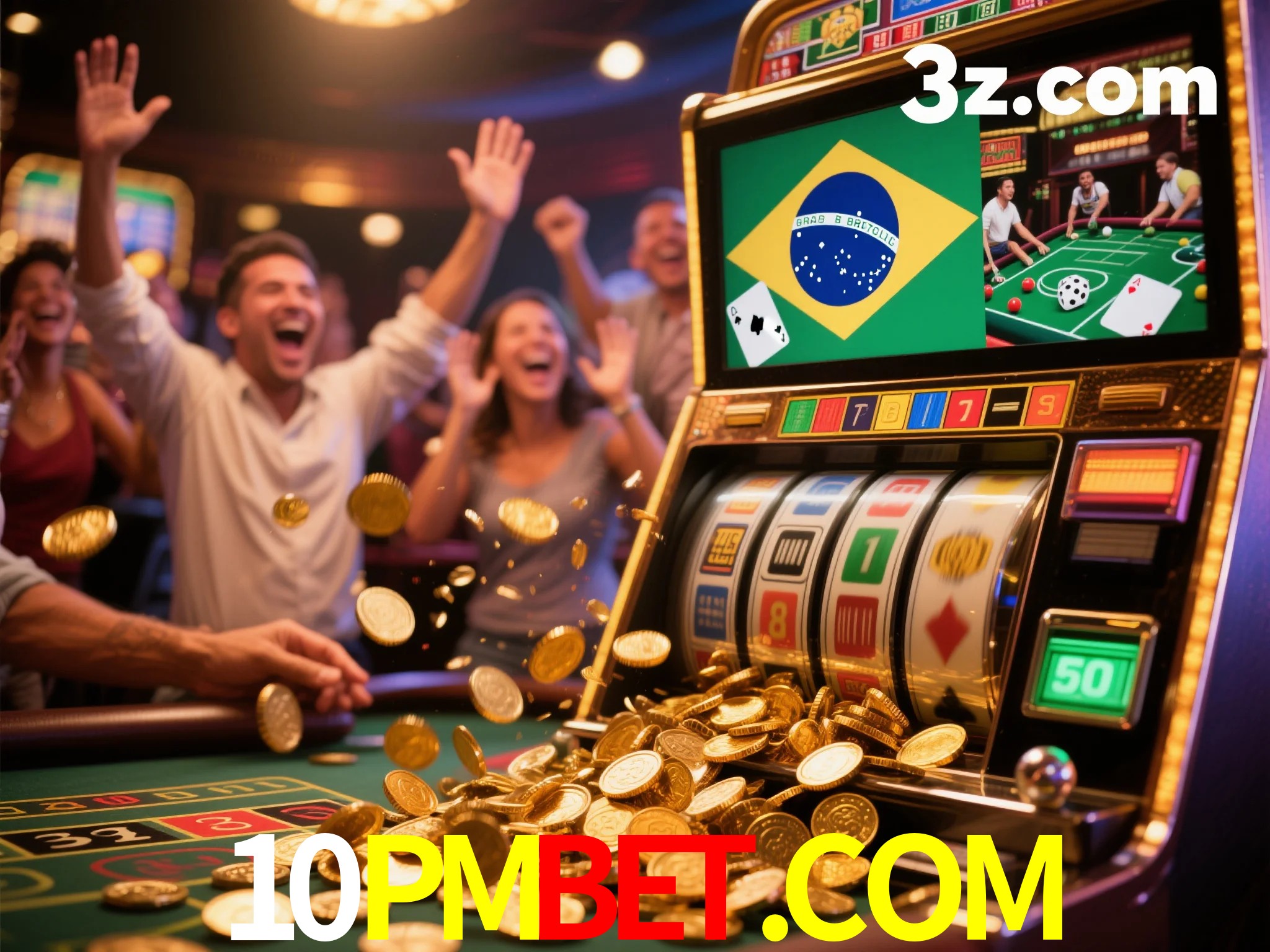 Depositar dinheiro para jogar jogos de cassino.