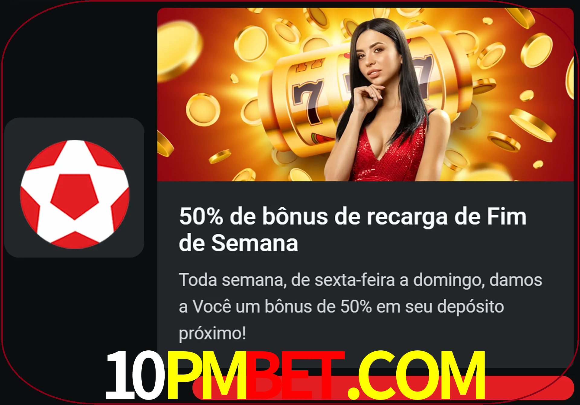 Volte a cada semana para receber novos bônus em dinheiro.