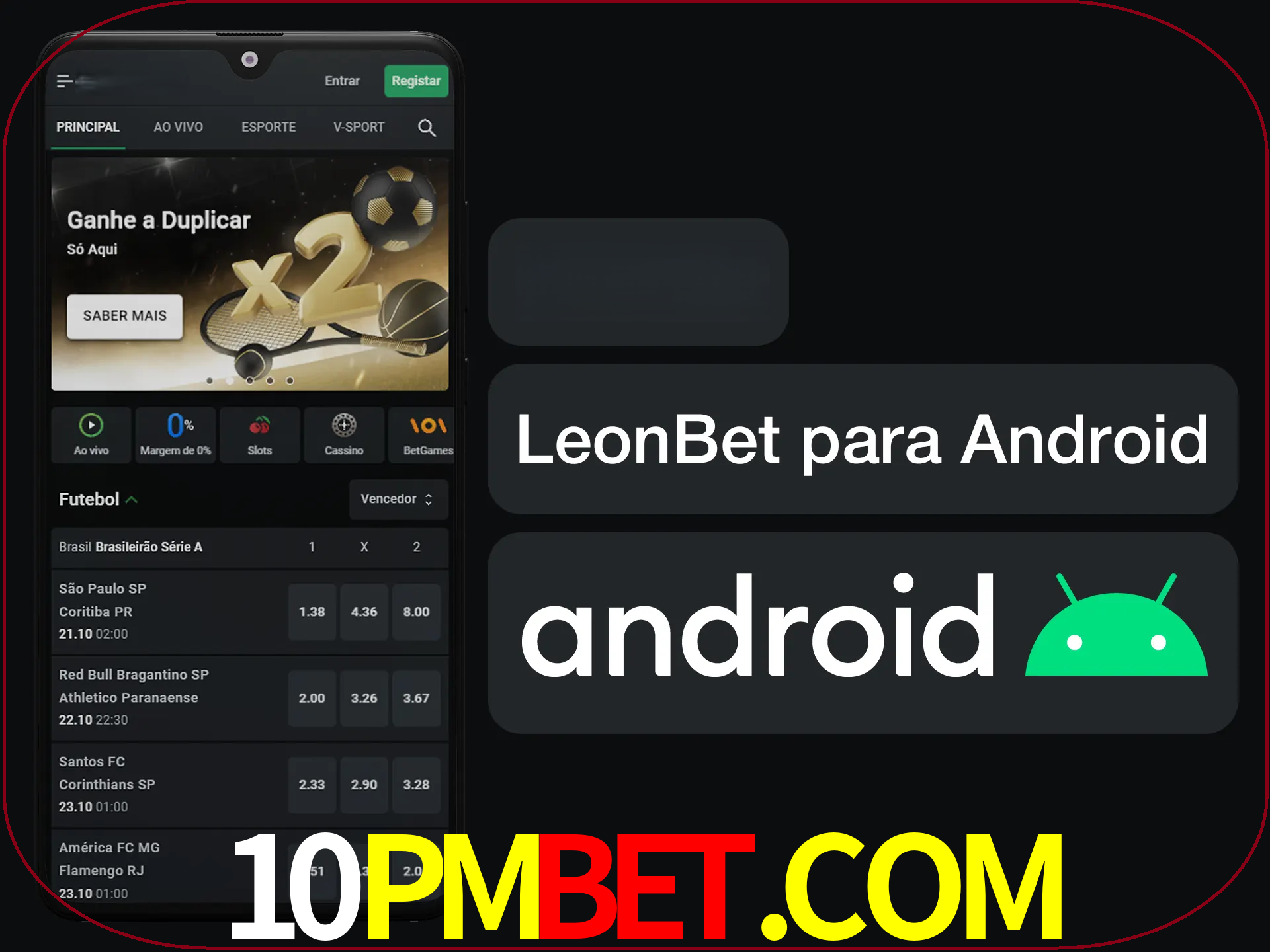 Adquira sua versão poket de LeonBet.