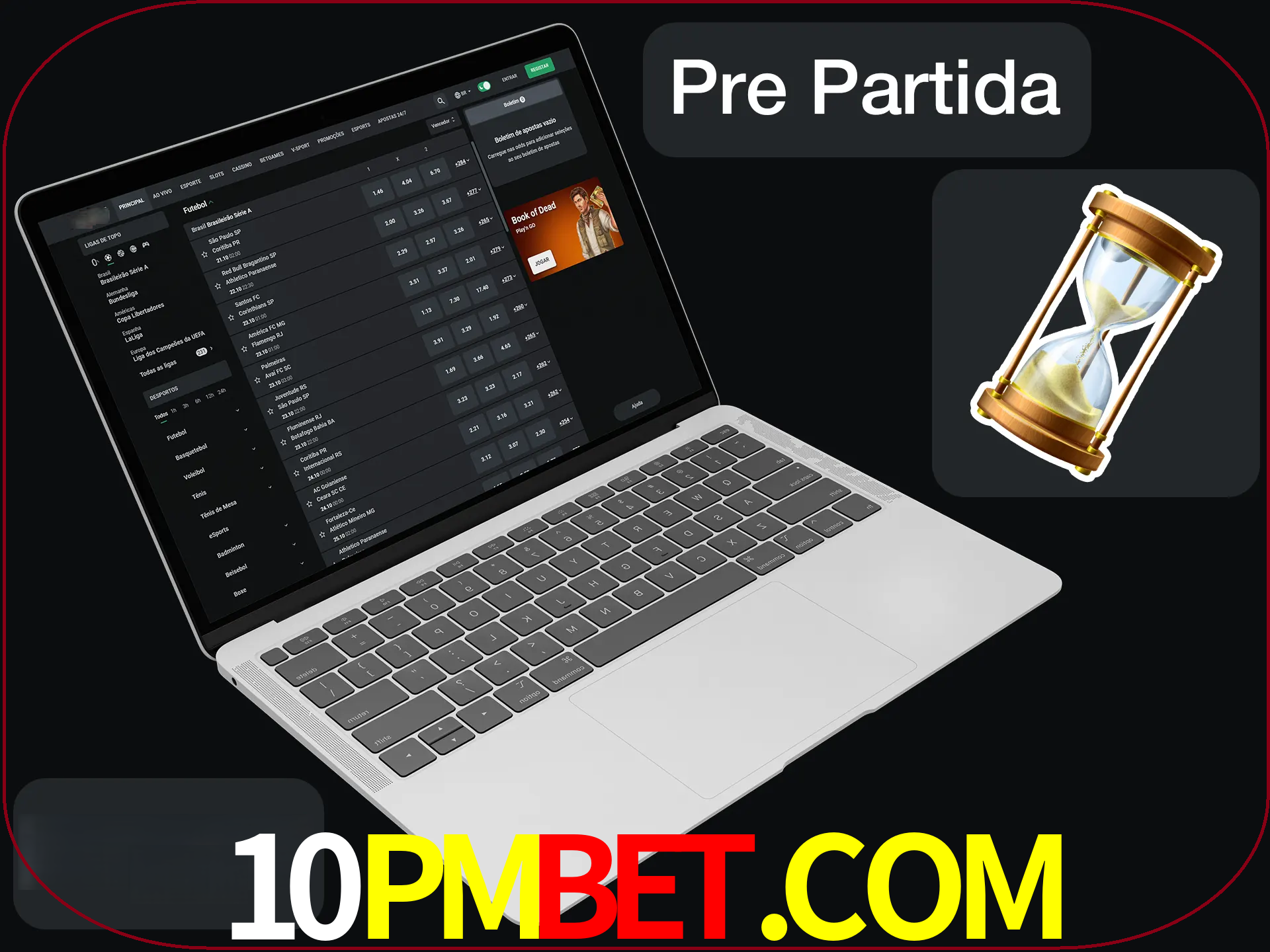 Fazer apostas em partidas futuras.