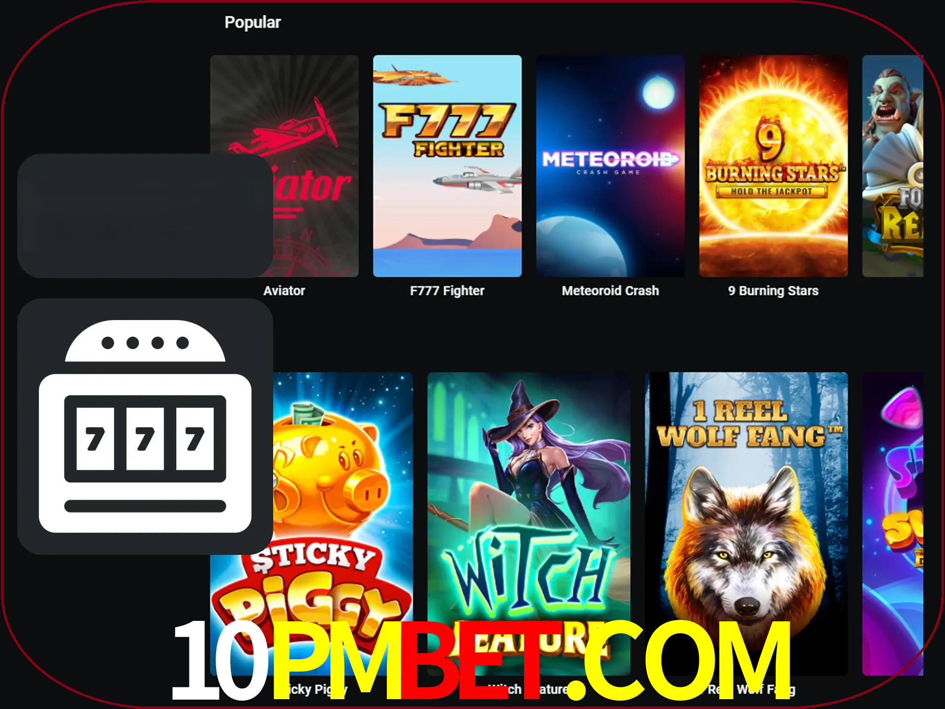 Gire seus slots de dinheiro favoritos.